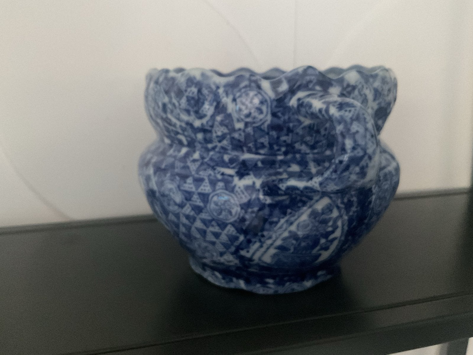 Blauwe Bloempot met Handvatten, Verzenden