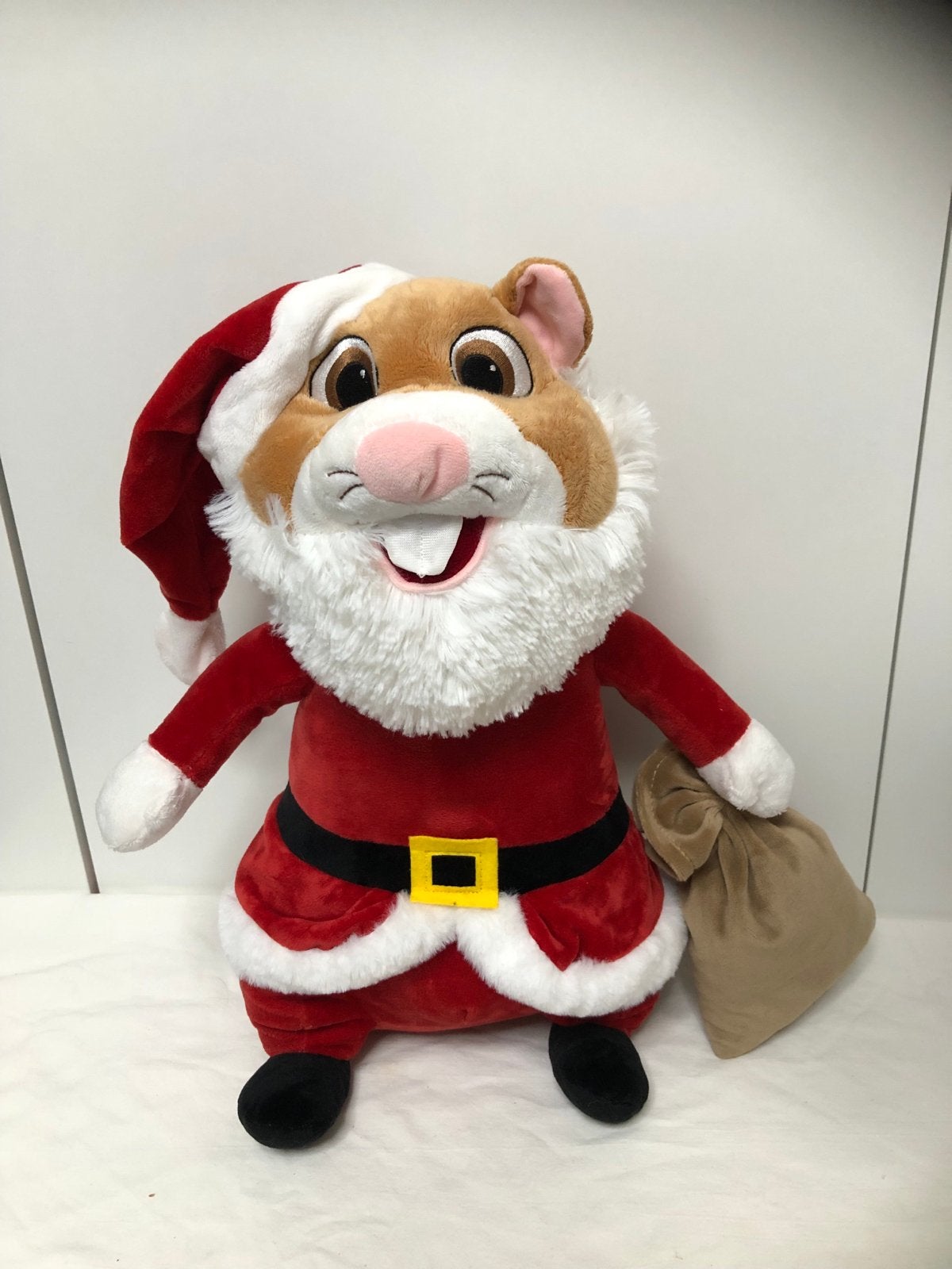 Kerst Hamster Knuffel - Kerstman Pak, Overige merken, Overige karakters, Hamster, Ophalen of Verzenden