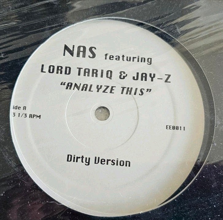 Nas ft. Lord Tariq & Jay-Z - Analyze This (Bootleg 12"), Gebruikt, Ophalen of Verzenden, Limited edition, 12 inch