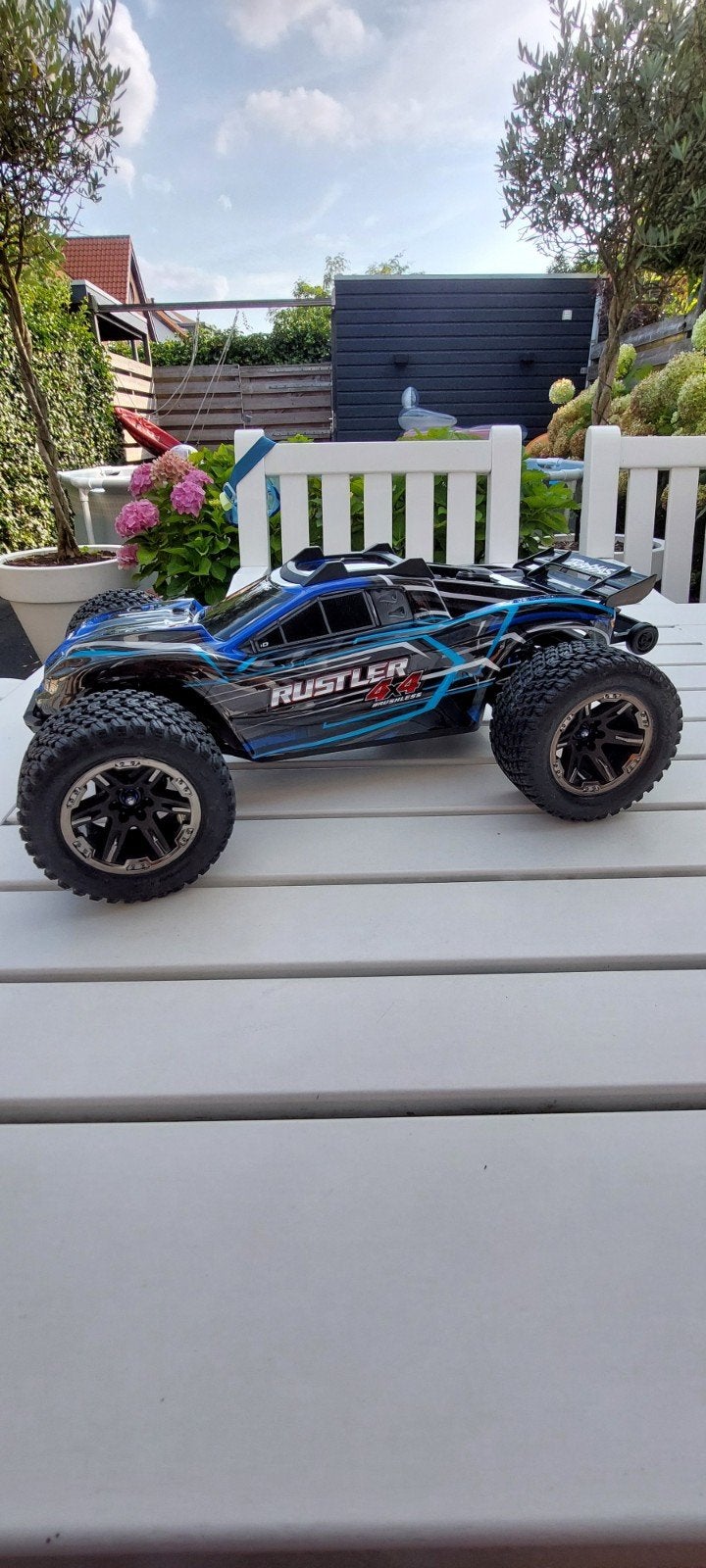 Traxxas Rustler 4x4 VXL Ultimate RC auto, Elektro, Auto offroad, Ophalen of Verzenden, Zo goed als nieuw