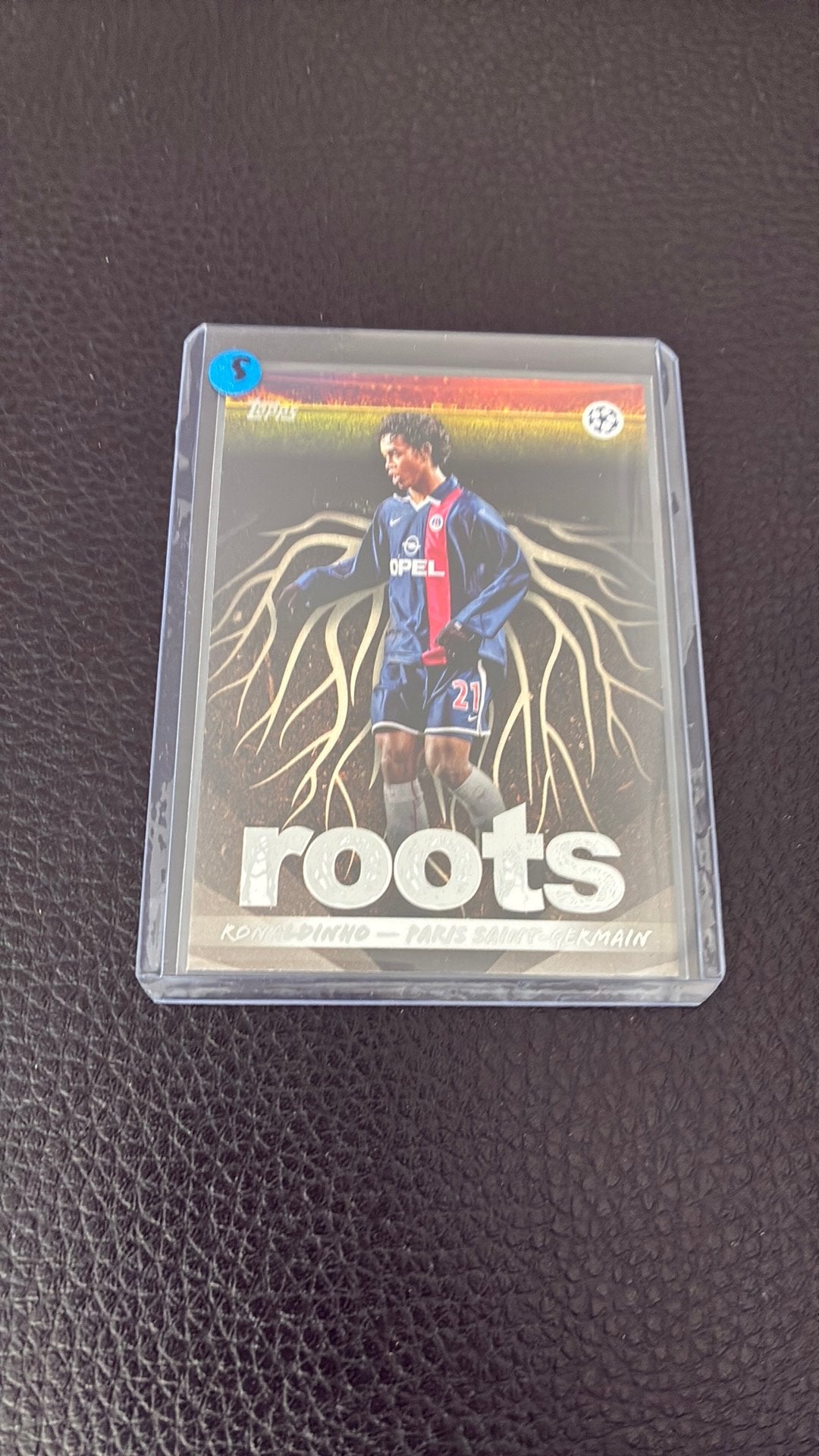 Topps Ronaldinho psg, Ophalen of Verzenden, Zo goed als nieuw, Plaatje