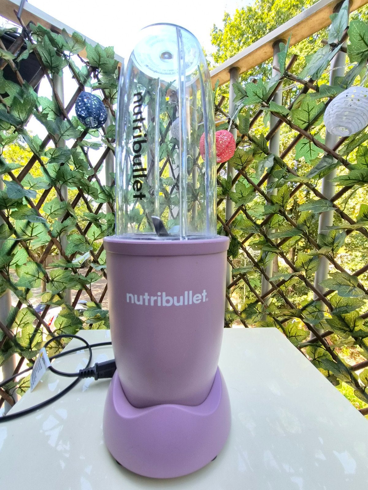 Nutribullet Blender - Paars - Zo goed als nieuw, Ophalen of Verzenden, Zo goed als nieuw, Blender