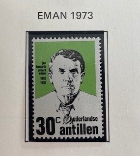 1973 Jan Hendrik Albert Eman , Ophalen of Verzenden, Postfris