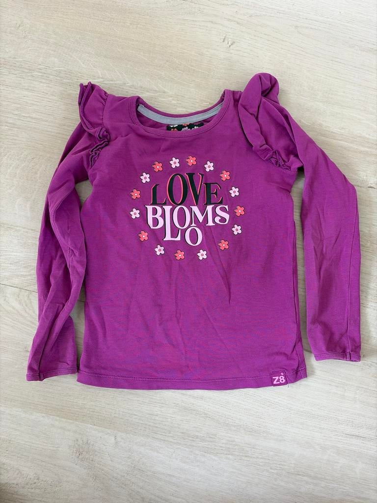 Z8 Longsleeve 'Love Blooms' Maat 104/110, Ophalen, Gebruikt, Meisje, Shirt of Longsleeve