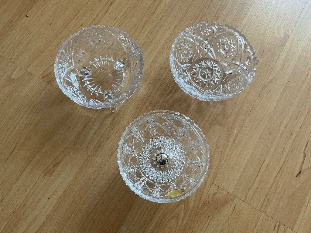 3 Kristal / kristallen schaaltjes, Ophalen