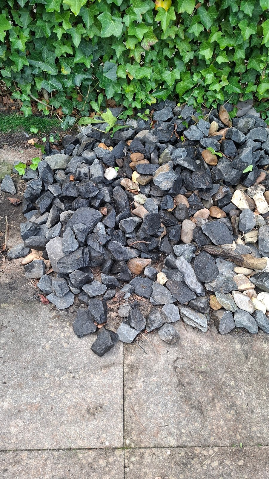 grote stenen en keien voor tuin of decoratie, Ophalen, Gebruikt, Grijs, Kei