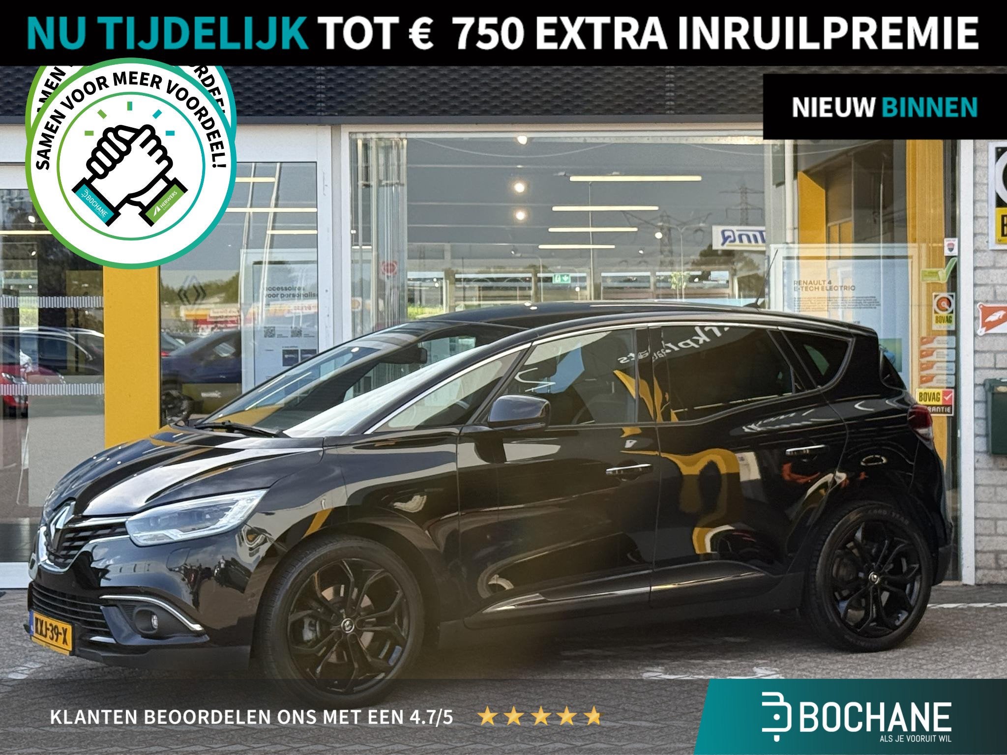 Renault Scénic 1.3 TCe 140 EDC Black Edition | Panorama dak