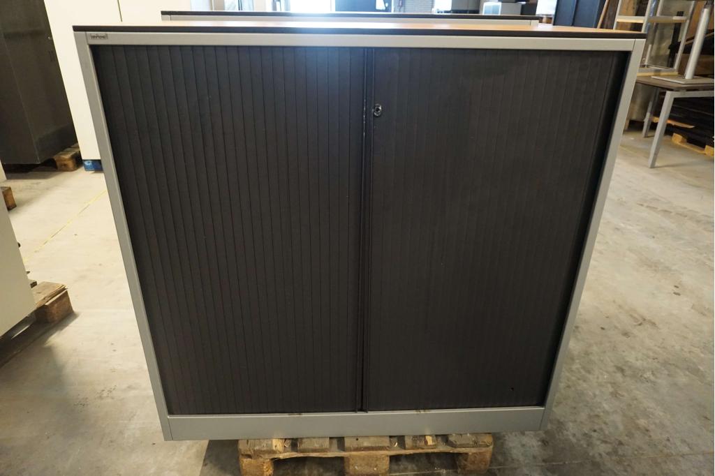 Ahrend archiefkast roldeurkast kantoorkast gereedschapskast, Gebruikt, 100 tot 150 cm, 100 tot 150 cm, Niet ingevuld