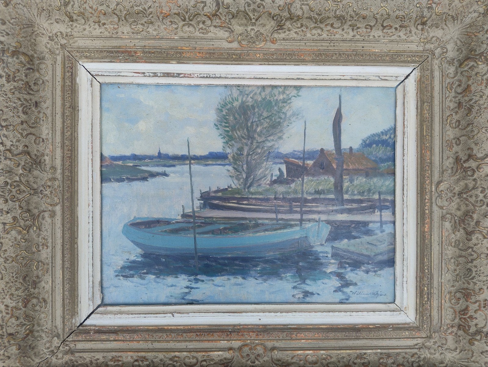 Willem Witjens (1884-1962) - Het oude huis te Berne, Ophalen of Verzenden