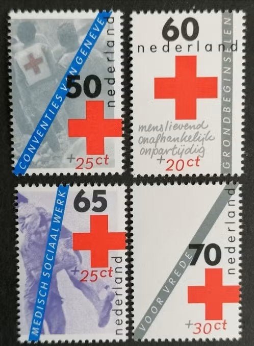 Nederland 1983 - nvph 1289-1292 - Rode Kruis, Frankeerzegel, Ophalen of Verzenden, Postfris, Postfris