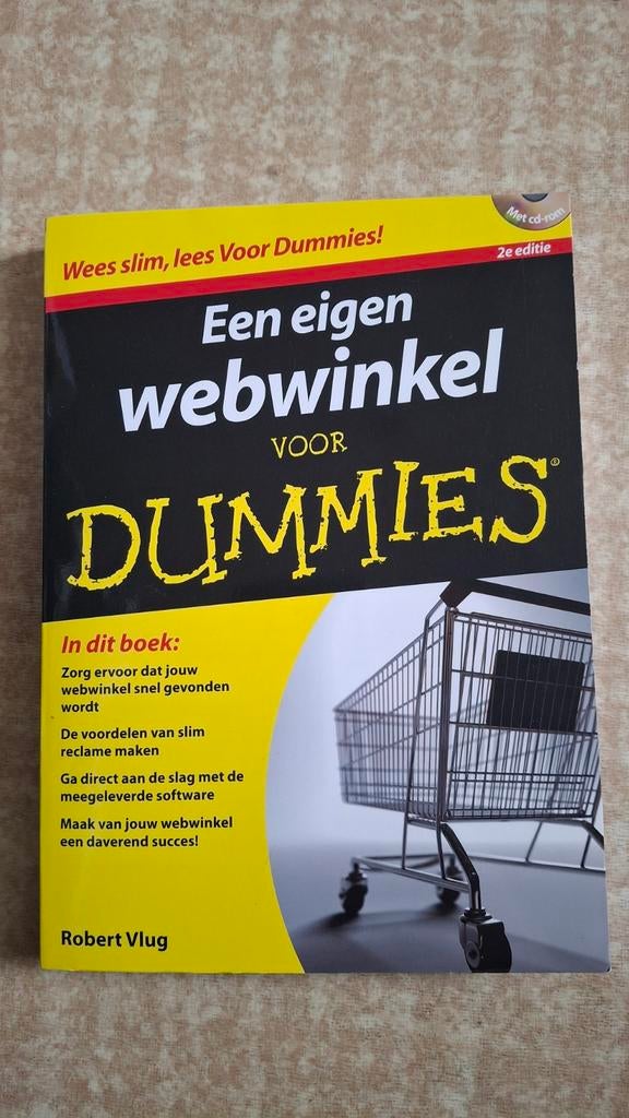 Een eigen webwinkel voor Dummies - Robert Vlug, Ophalen of Verzenden, Zo goed als nieuw, E-commerce en Internet, Robert Vlug