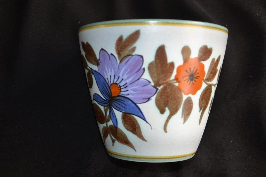 bloempot FLORA Gouda Holland., Antiek en Kunst, Ophalen of Verzenden