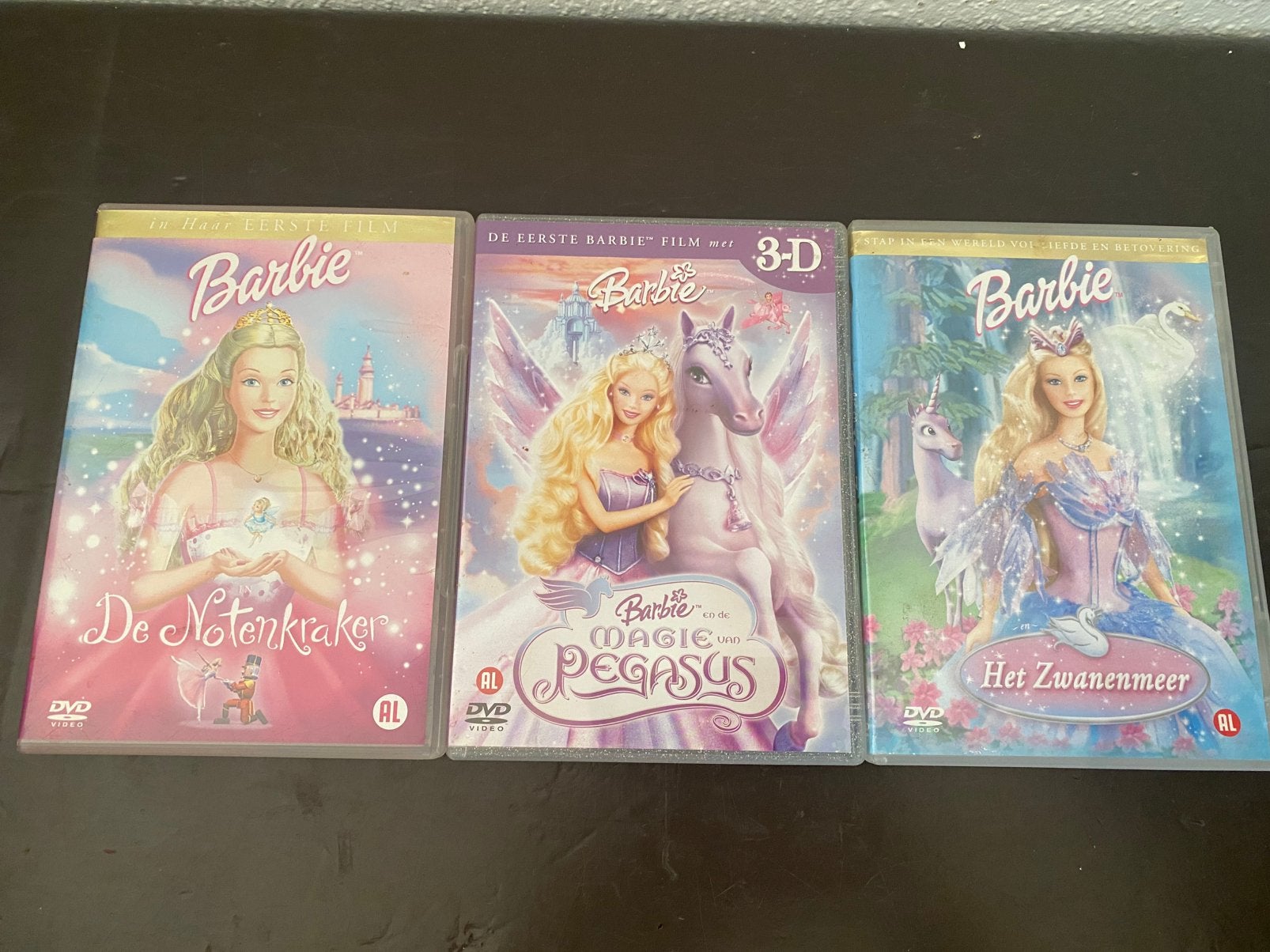 3x Barbie DVD’s, Alle leeftijden, Ophalen of Verzenden, Zo goed als nieuw