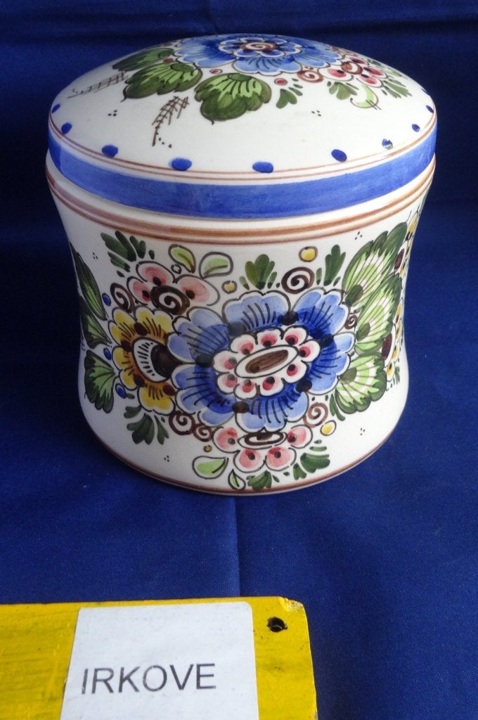 KERAMIEK POT * POLYCHROOM * Gesigneerd *, Verzenden