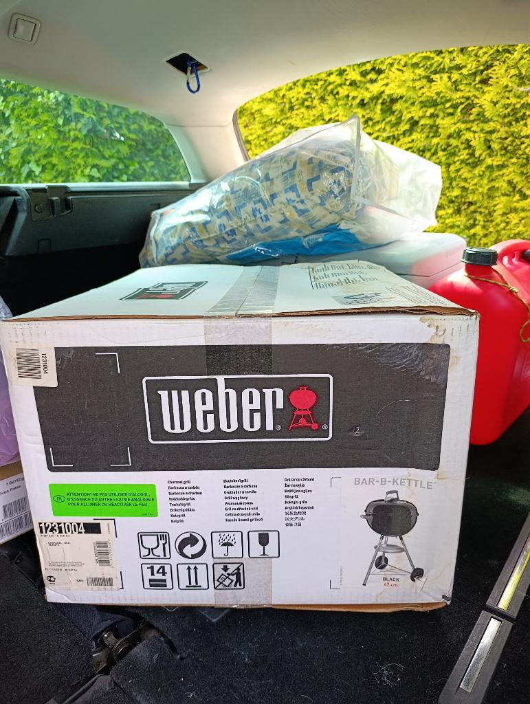 Weber barbecue 47 cm, Ophalen, Zo goed als nieuw, WEBER BBQ