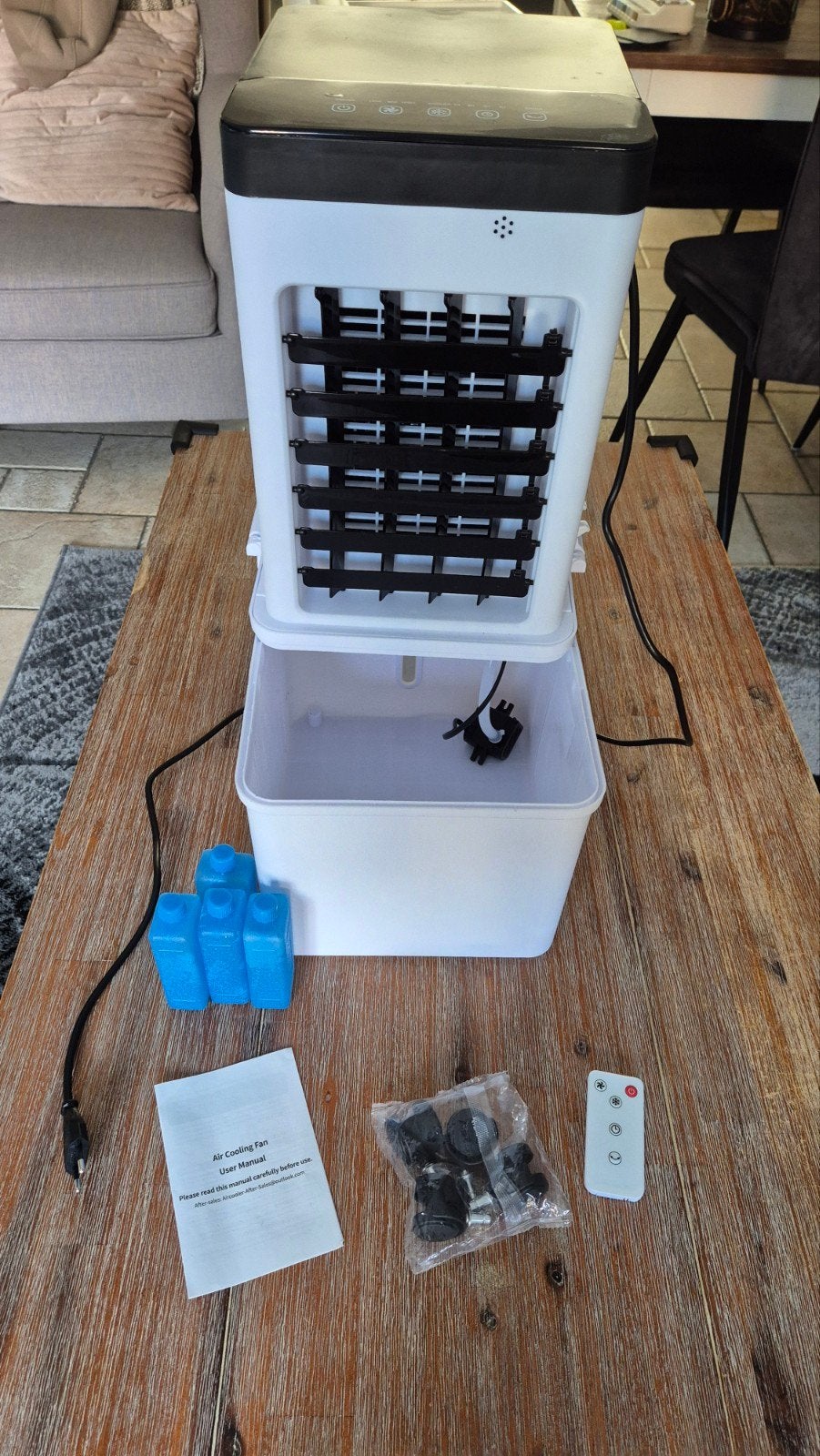 Mobiele airco zonder slang, met afstandsbediening, Timer, Minder dan 60 m³, Nieuw, 3 snelheden of meer