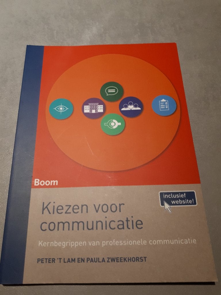 Kiezen voor Communicatie, Ophalen of Verzenden, Alpha, Zo goed als nieuw, HBO