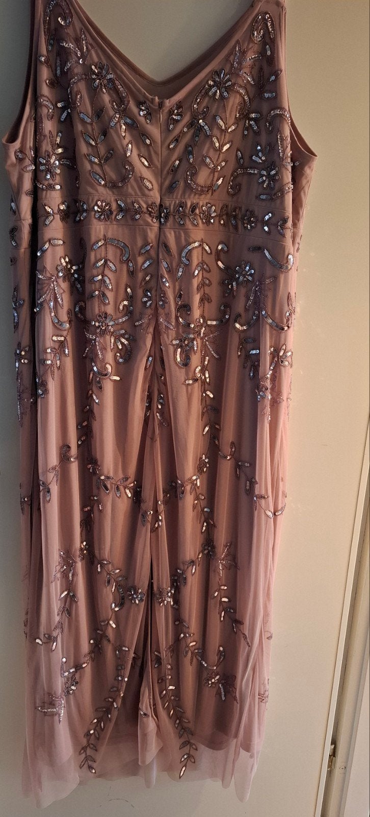 Ulla Popken Galajurk/Maxijurk met pailletten. Maat:52, Maat 46/48 (XL) of groter, Ulla Popken, Ophalen of Verzenden, Zo goed als nieuw