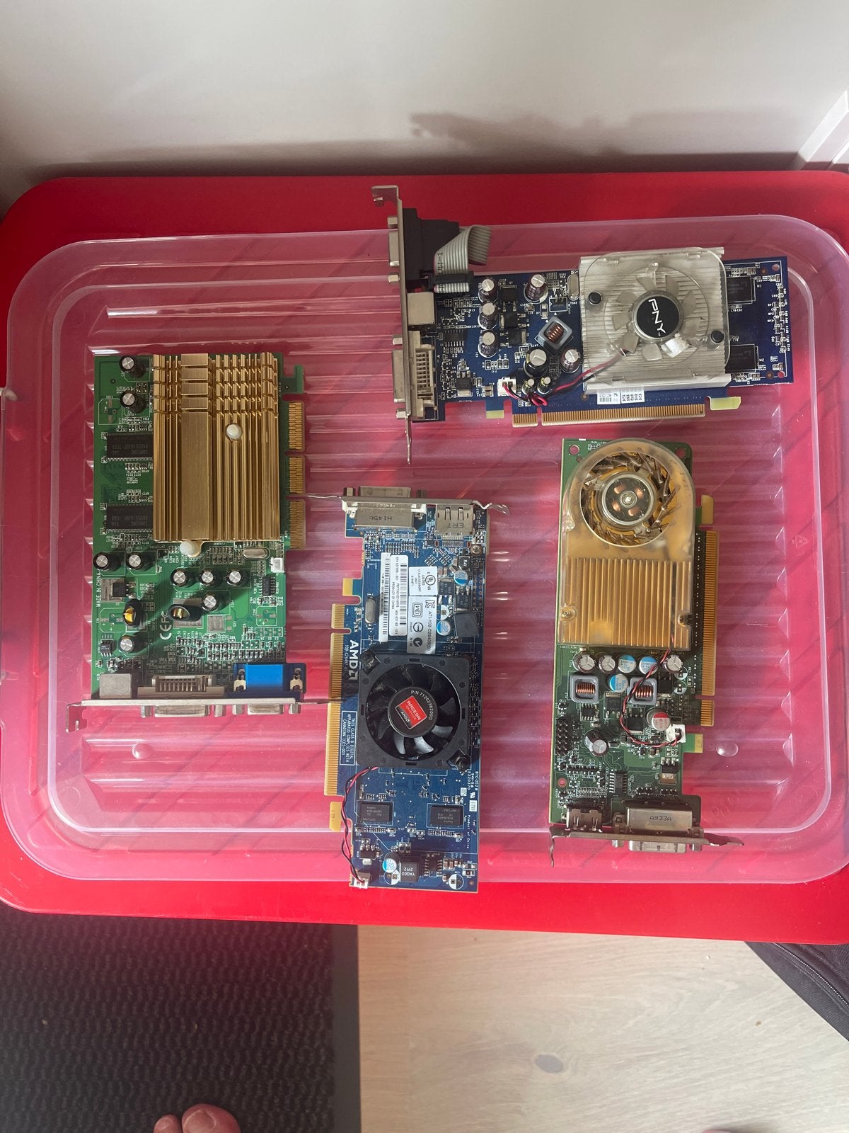 Diverse videokaarten - AMD, Nvidia, Matrox, Gebruikt, AMD, Overige soorten, Ophalen of Verzenden