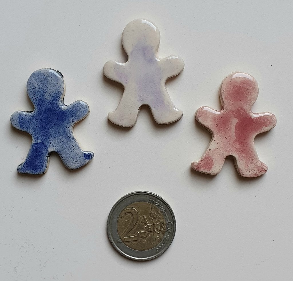 Mozaïek steentjes handgemaakte keramiek poppetjes, T4, Hobby en Vrije tijd, Verzenden, Nieuw, Meerkleurig, Knutselmateriaal