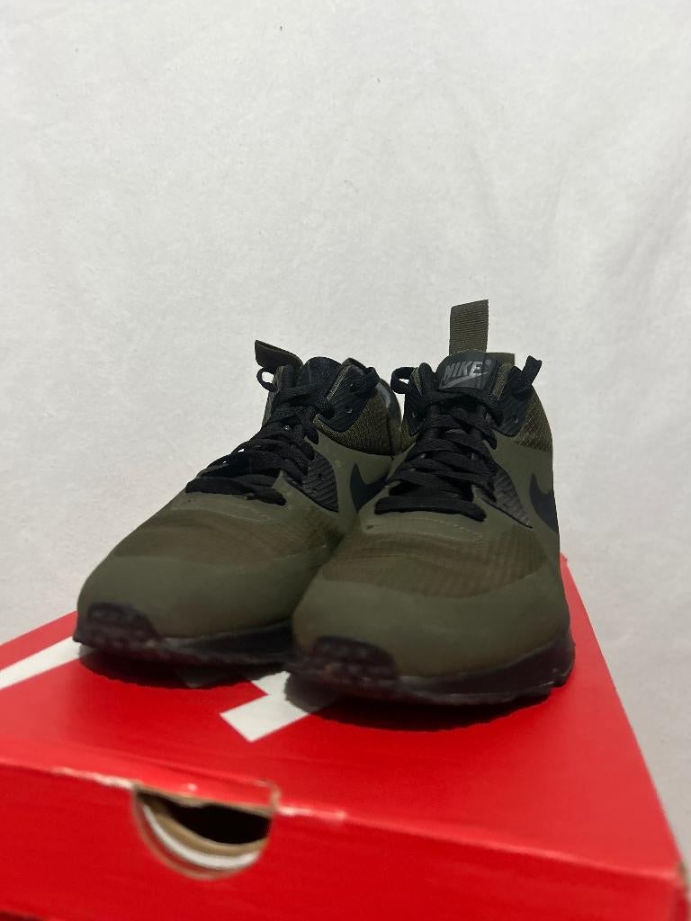 ALS NIEUW! Maat 43 - Nike Air Max 90 Winter Mid Dark Loden, Overige kleuren, Verzenden, Nike, Nike