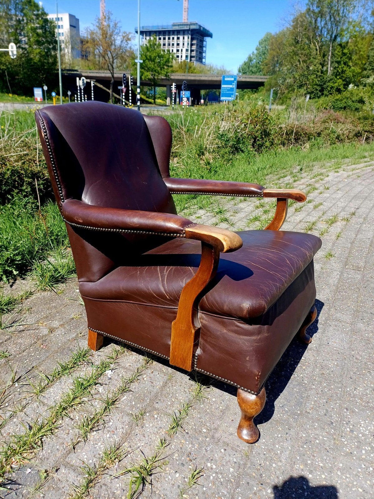 Engelse fauteuilCa.1930, Ophalen of Verzenden
