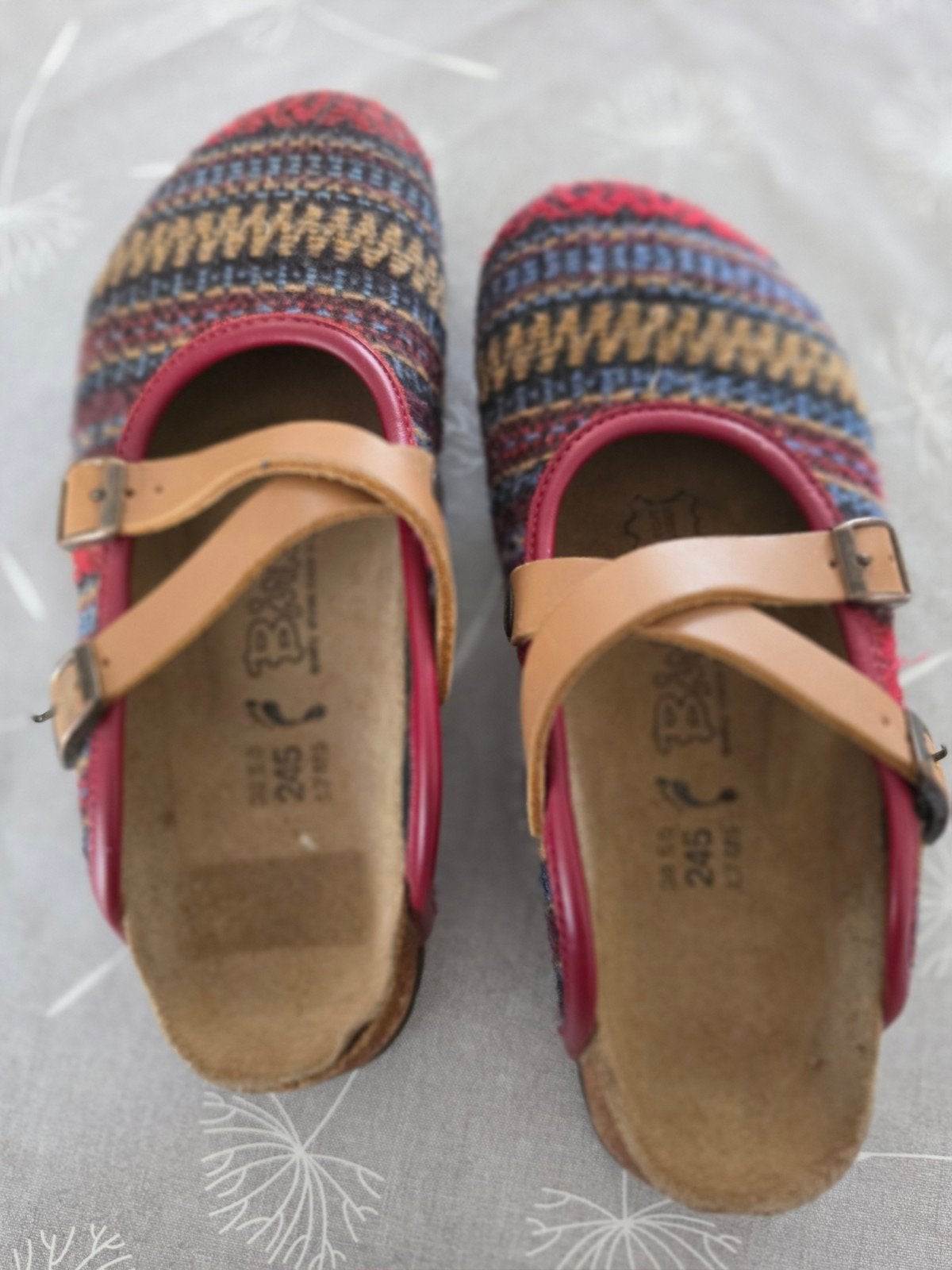 Birkenstock muiltjes met bandjes, maat 38, Overige kleuren, Gedragen, Birkenstock, Sandalen of Muiltjes