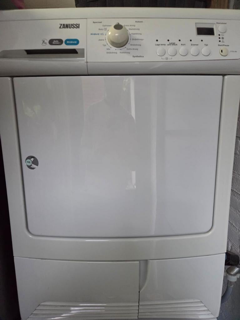 Zanussi ZT EB286 Condensdroger - 7kg inhoud, Ophalen, 6 tot 8 kg, Gebruikt, Voorlader