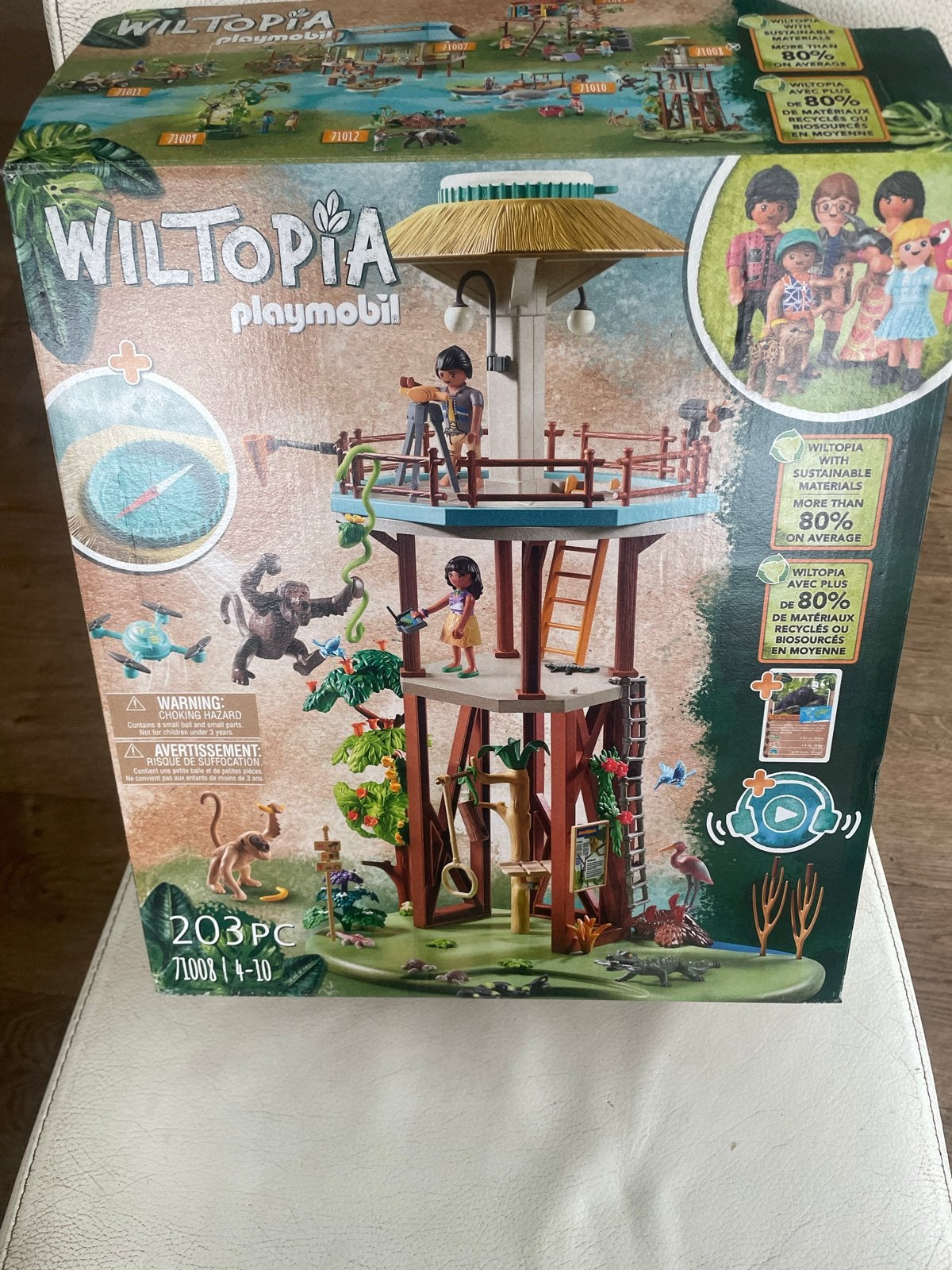 Playmobil Wiltopia Avontuurlijke Boomhut 71008, Ophalen of Verzenden, Zo goed als nieuw