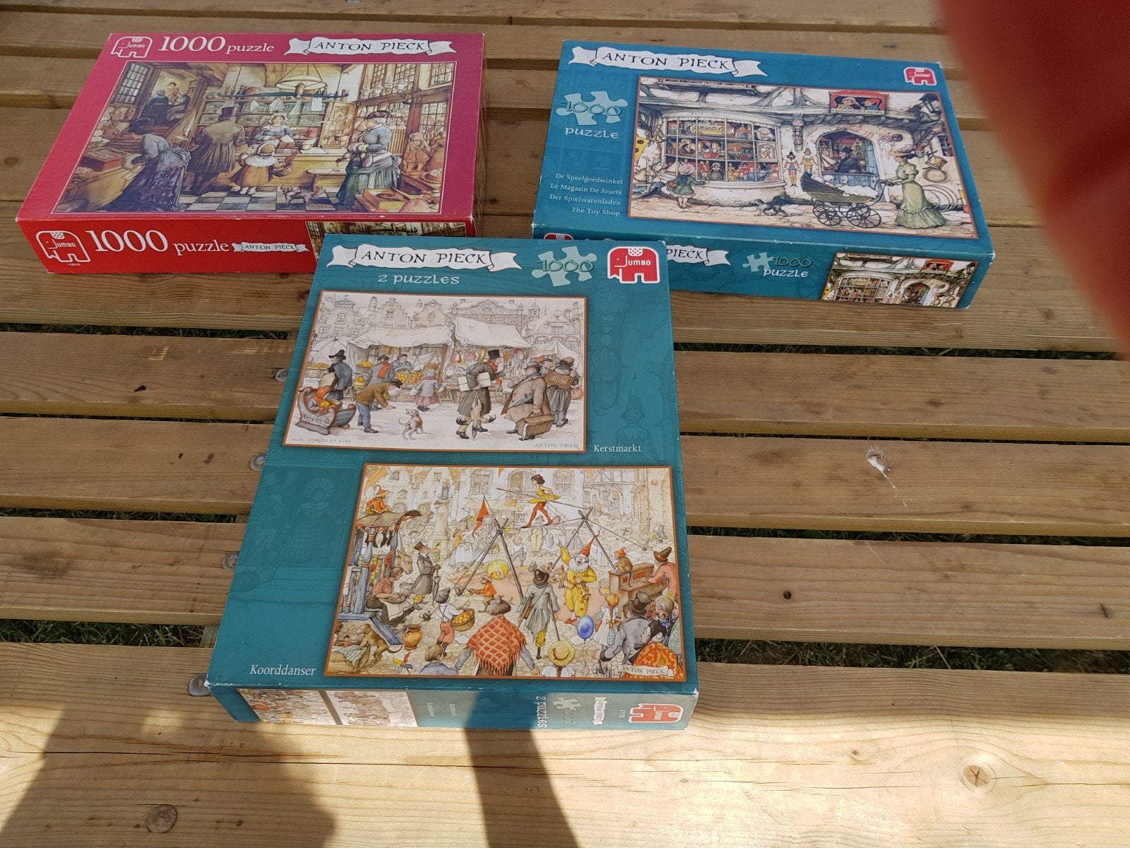 LEUKE LEGPUZZELS 1000 STUKJES VAN ANTON PIECK, Ophalen of Verzenden, 500 t/m 1500 stukjes, Zo goed als nieuw, Legpuzzel
