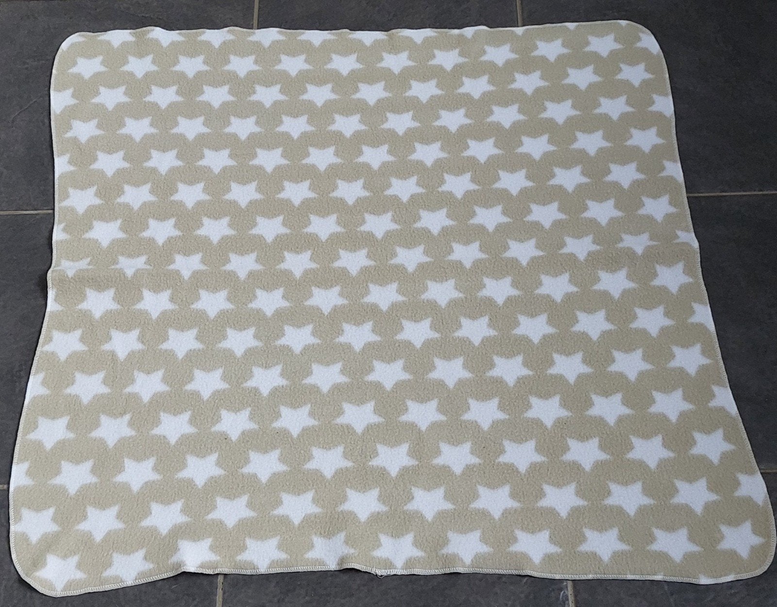 Fleece deken met sterrenpatroon 75x80cm, Ophalen, Wasbaar, 80 cm, Overige merken
