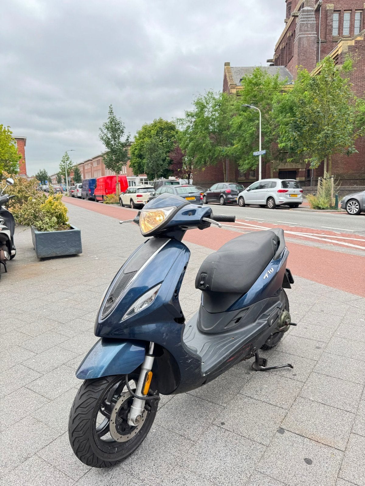 scooter, Ophalen, Gebruikt, Benzine