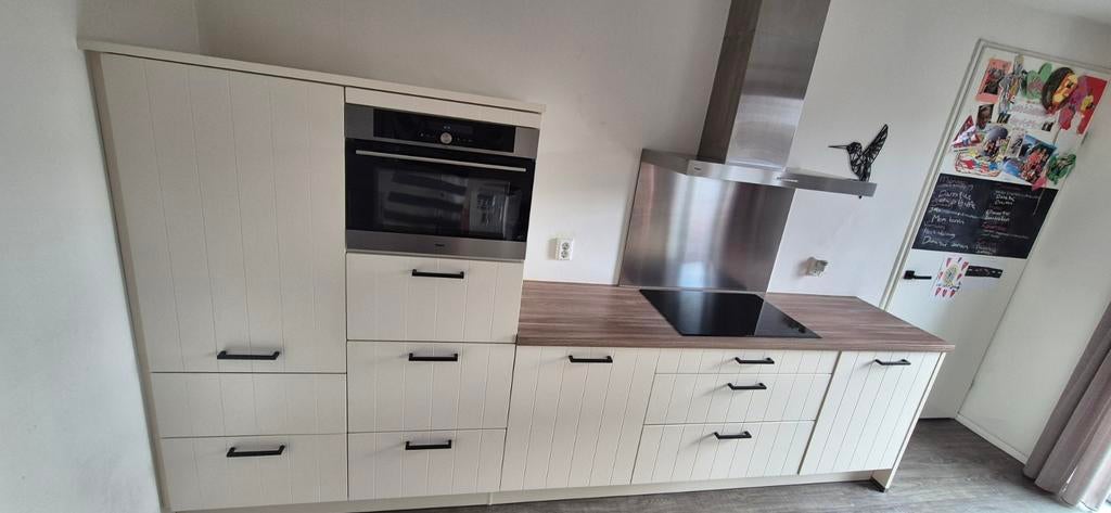 Complete keuken met inbouwapparatuur, Ophalen, Gebruikt, Enkelwandige keuken, Kunststof
