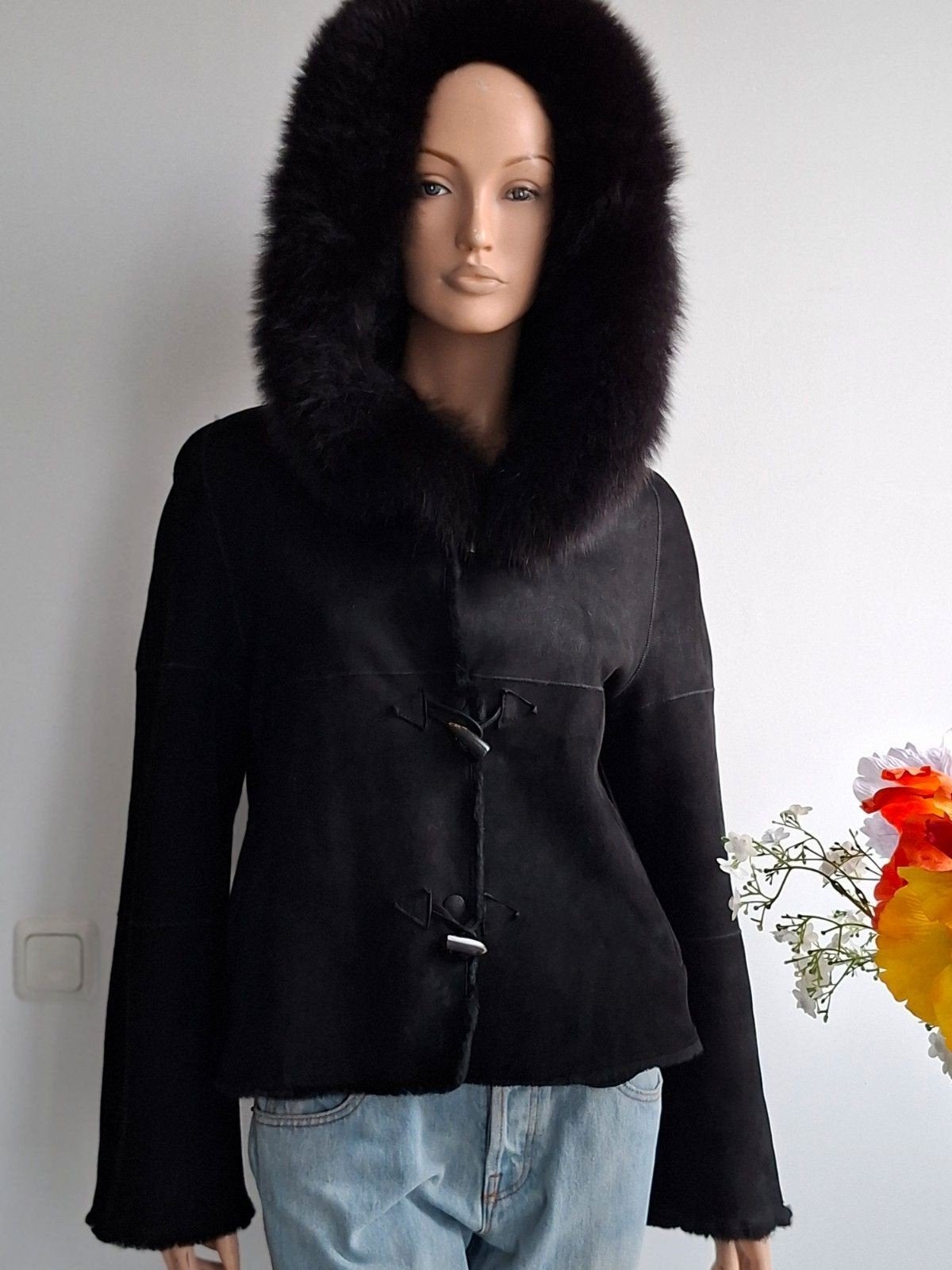 lammy coat maat 36, Ophalen of Verzenden, Zo goed als nieuw, Maat 36 (S), Bruin