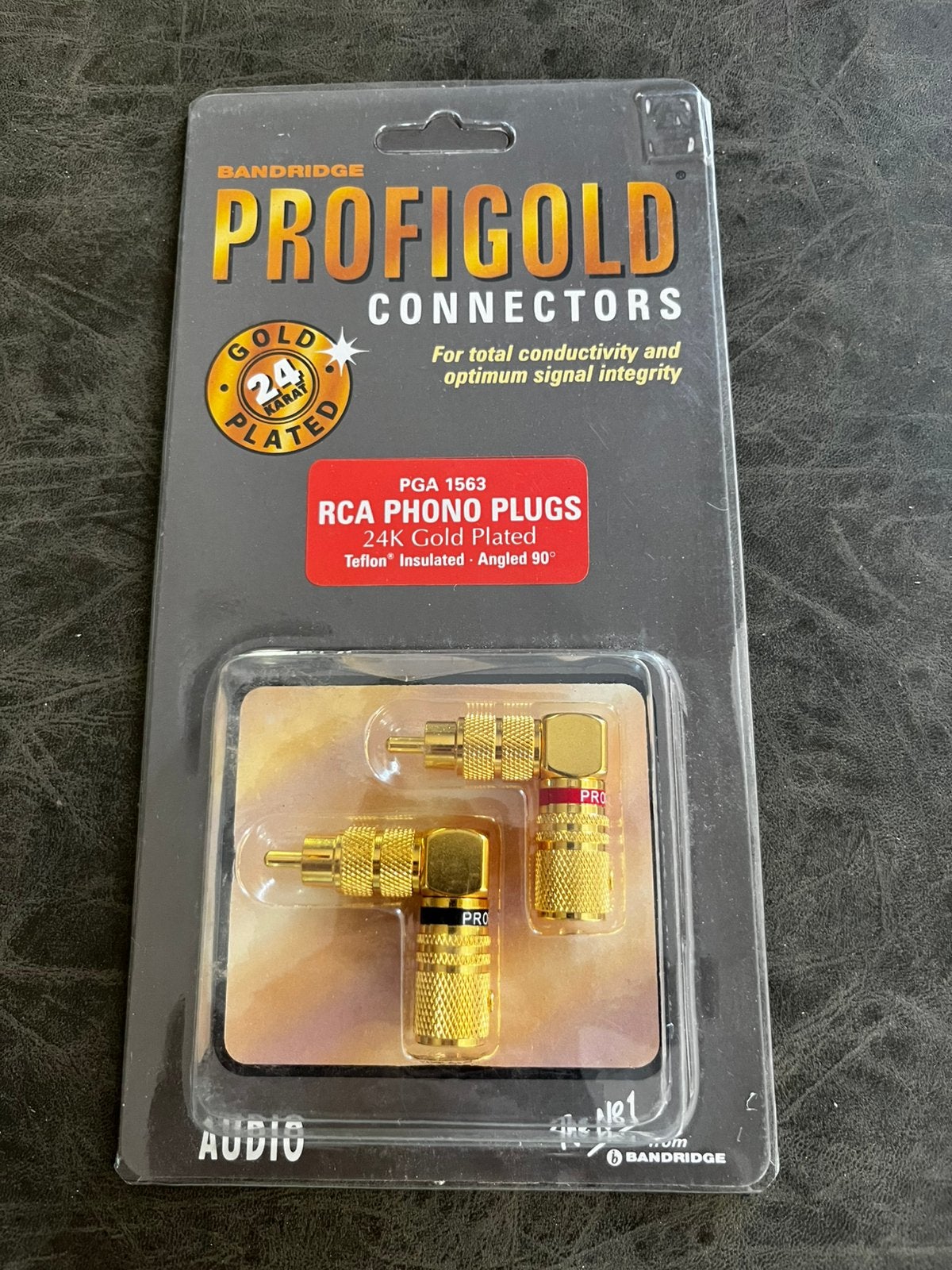 RCA phono plugs. (Nieuw, niet gebruikt), Ophalen of Verzenden, Nieuw, Minder dan 2 meter, Interlink-kabel