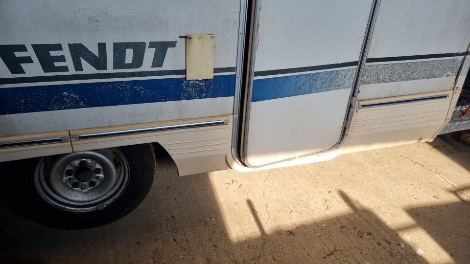 Camper deur 2 delig ingang deur camper gedeelte, Verzenden, Gebruikt