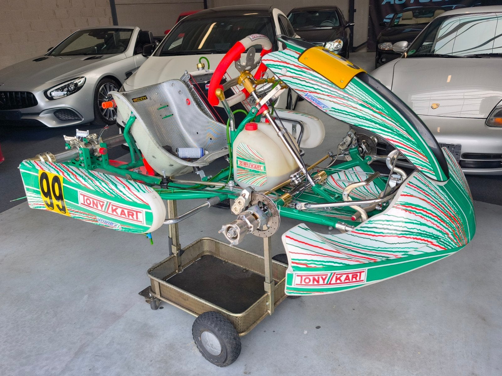Tony Kart Racer 401RR KZ - Klaar voor het circuit!, Ophalen of Verzenden, Zo goed als nieuw, Kart
