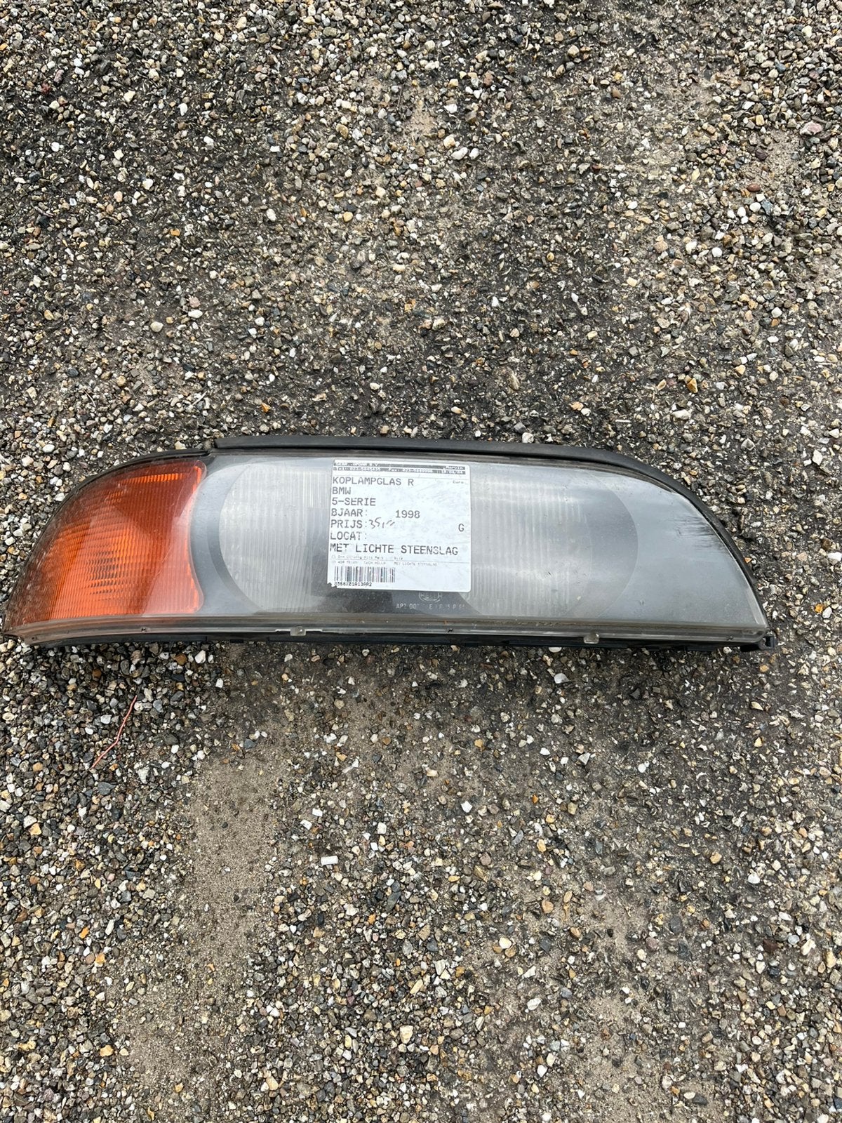 Bmw 5 serie koplamp glas, Ophalen of Verzenden, BMW