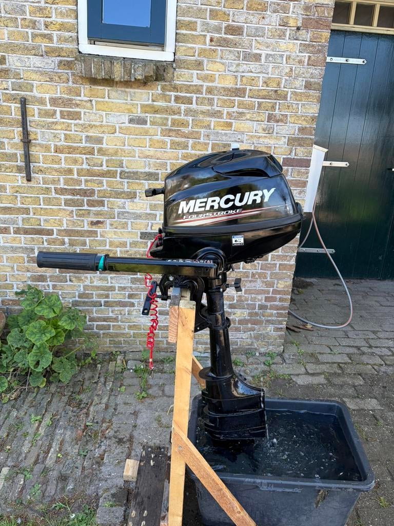 Mercury 3.5pk 4 takt, Watersport en Boten, Ophalen, Zo goed als nieuw, Motor en Techniek