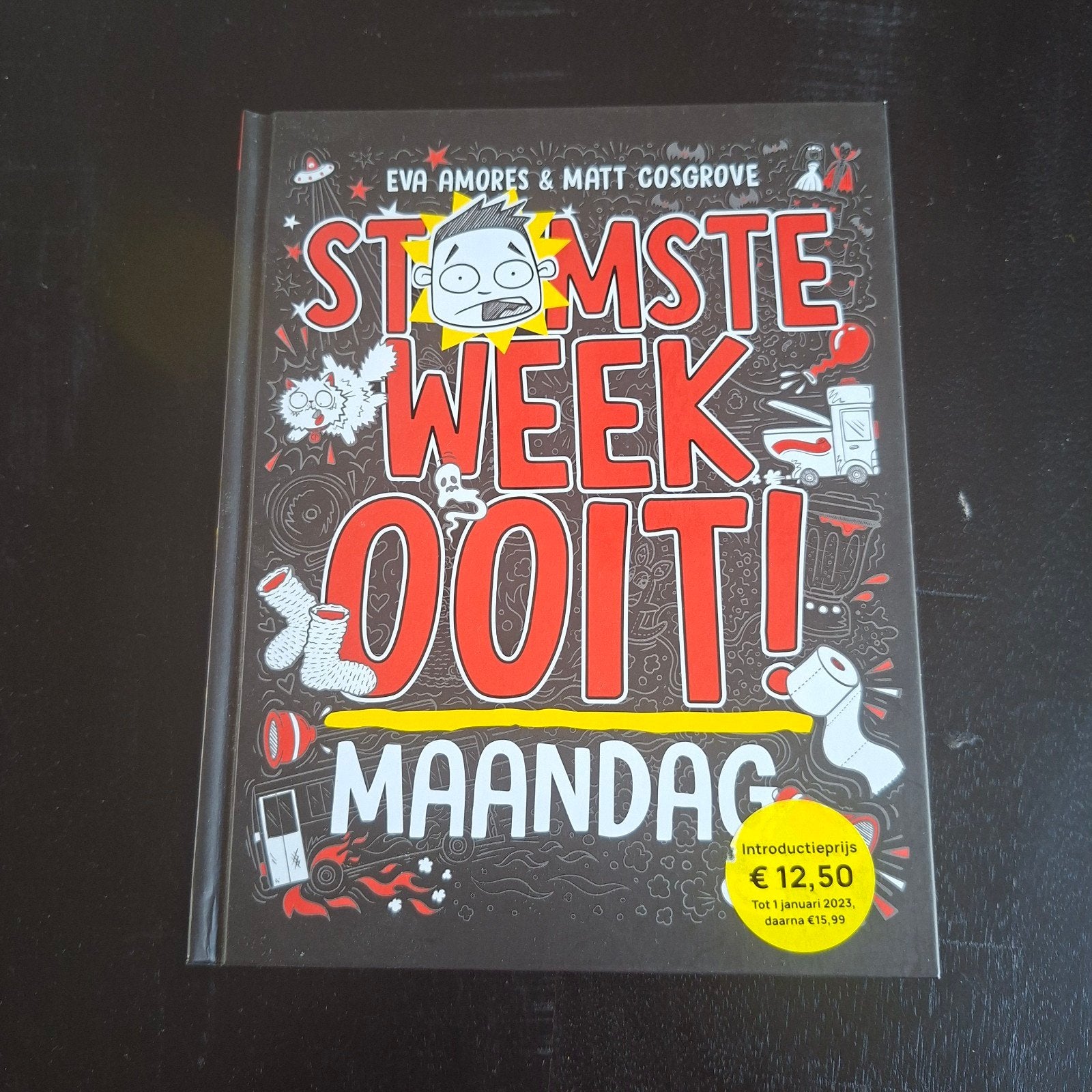 Stomste Week Ooit! Maandag - Eva Amores & Matt Cosgrove, Boeken, Ophalen of Verzenden, Zo goed als nieuw, Eva Amores & Matt Cosgrove