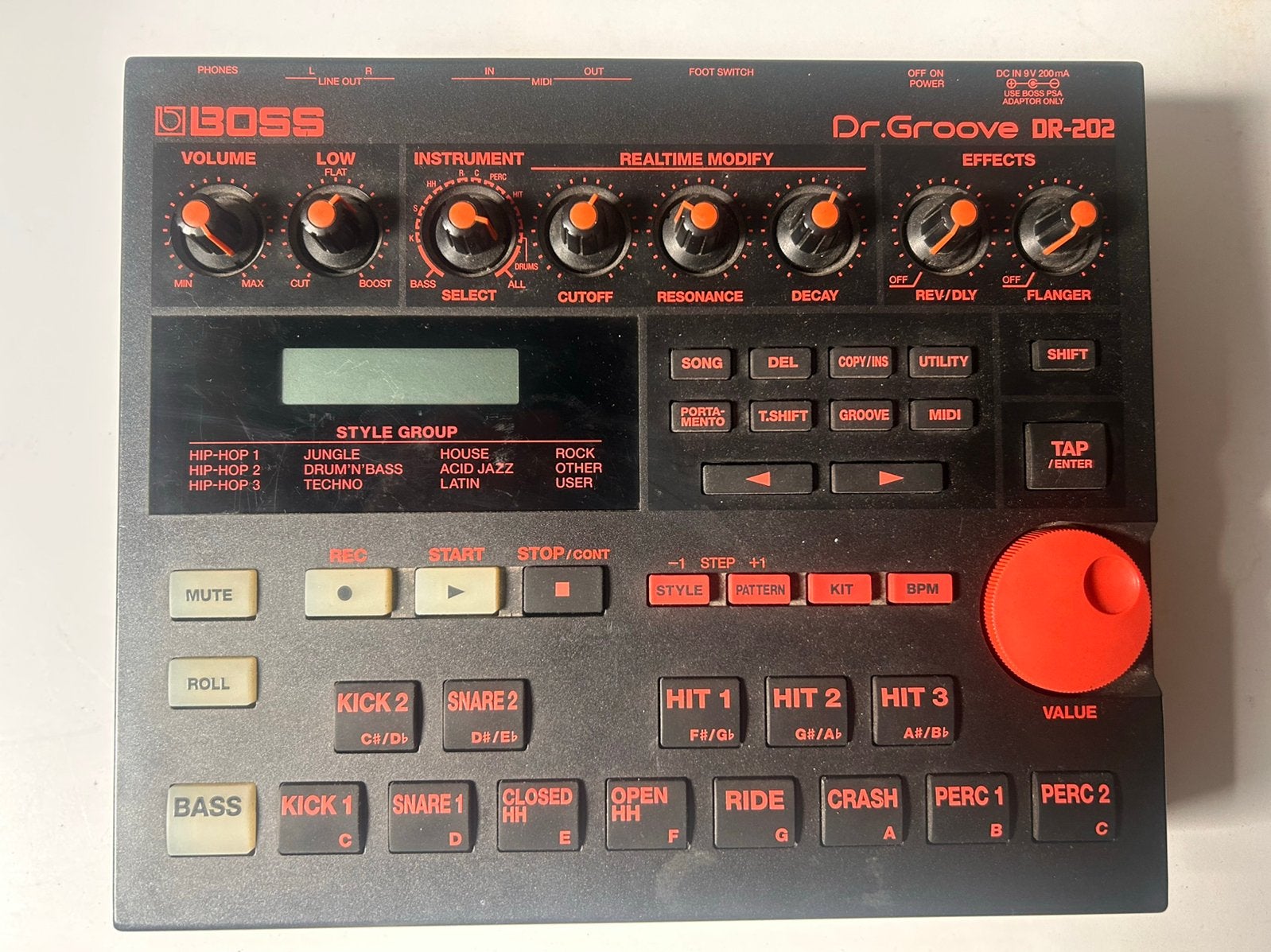 Boss dr-202, Muziek en Instrumenten, Drumcomputers, Ophalen of Verzenden, Gebruikt, Boss