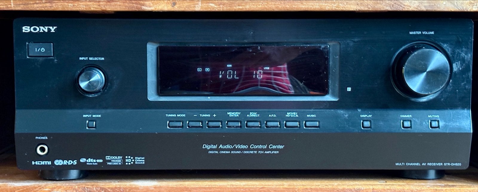 Sony STR-DH520 Multi Channel AV Receiver, Ophalen, Gebruikt, Sony, 120 watt of meer