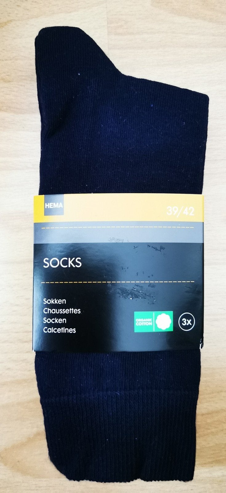 Hema heren sokken 39/42 - 3 stuks donkerblauw katoen, Kleding | Heren, Sokken en Kousen, Ophalen of Verzenden, Nieuw, Maat 39 t/m 42