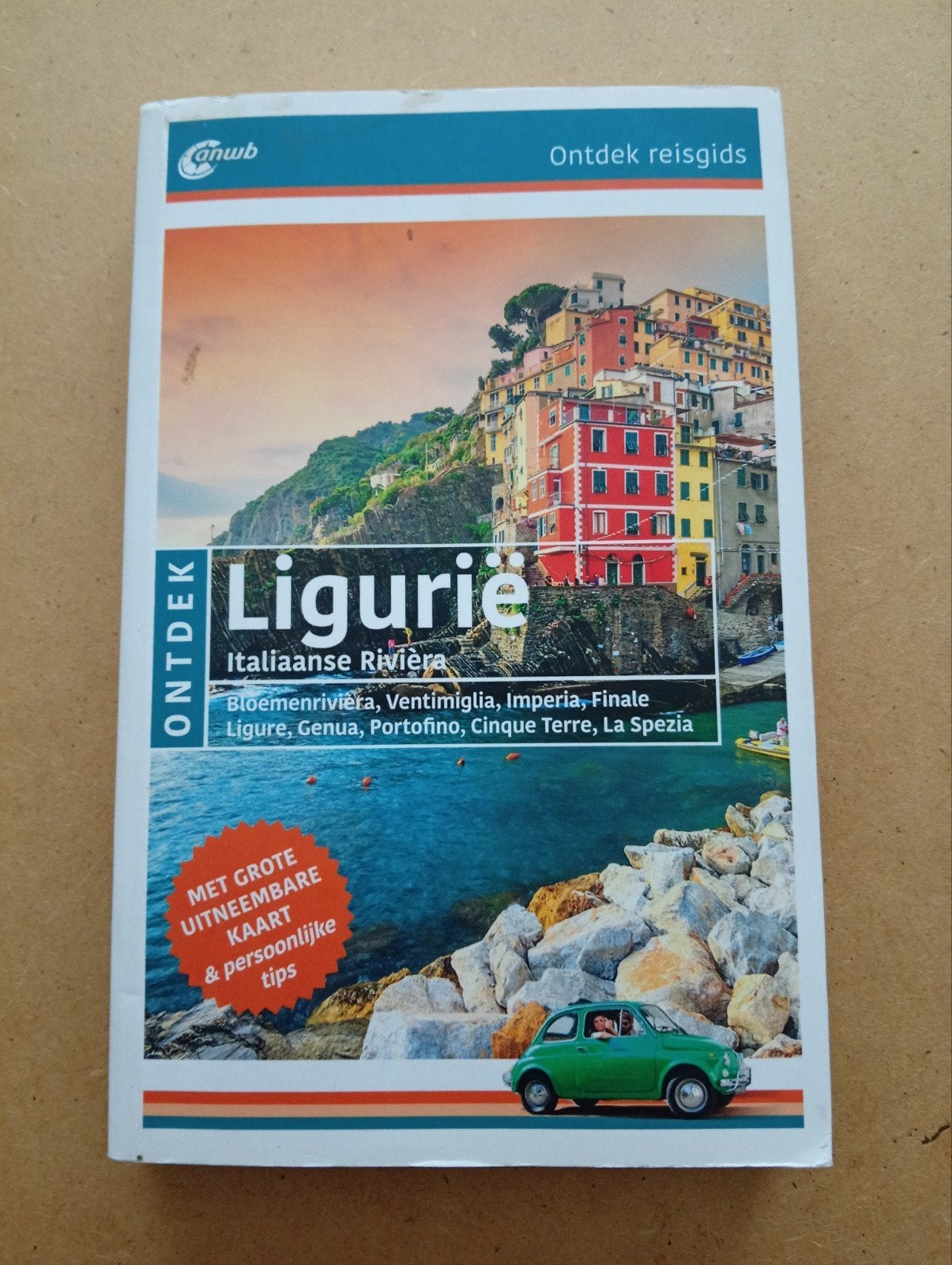 ANWB Ontdek Reisgids Ligurië Italiaanse Rivièra, Boeken, Reisgidsen, Europa, Ophalen of Verzenden, Zo goed als nieuw, Reisgids of -boek
