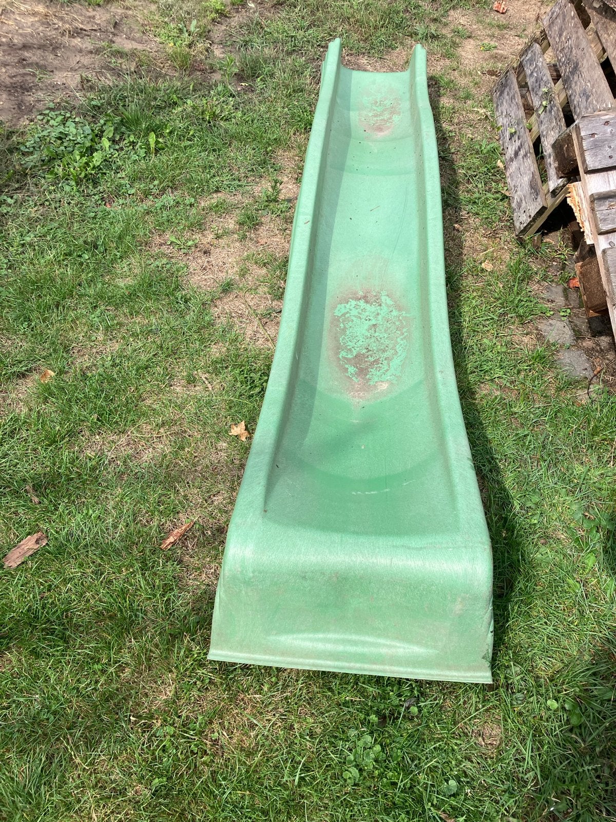 Gratis glijbaan - zelf schoonmaken, Ophalen, Gebruikt, Glijbaan