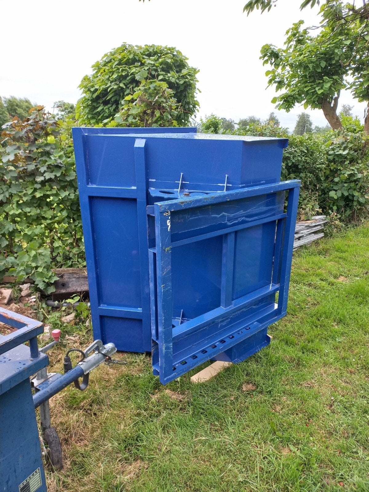 Kiepbak heftruck, Ophalen