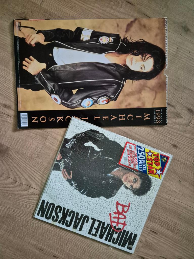 Michael Jackson puzzel en kalender, Ophalen of Verzenden