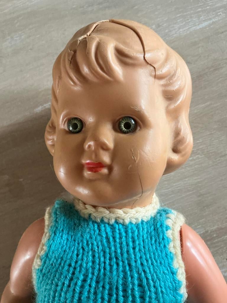 Oud wildebras popje, Ophalen of Verzenden, Zo goed als nieuw, Pop