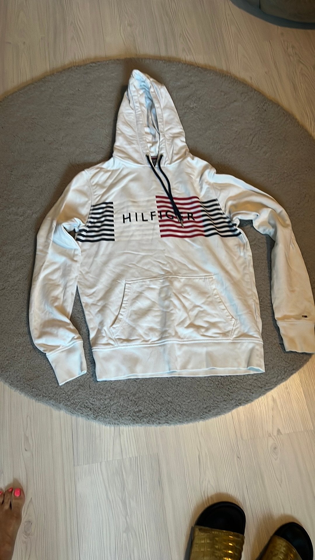 Tommy Hilfiger (M), Kleding | Heren, Truien en Vesten, Ophalen of Verzenden, Zo goed als nieuw, Blauw