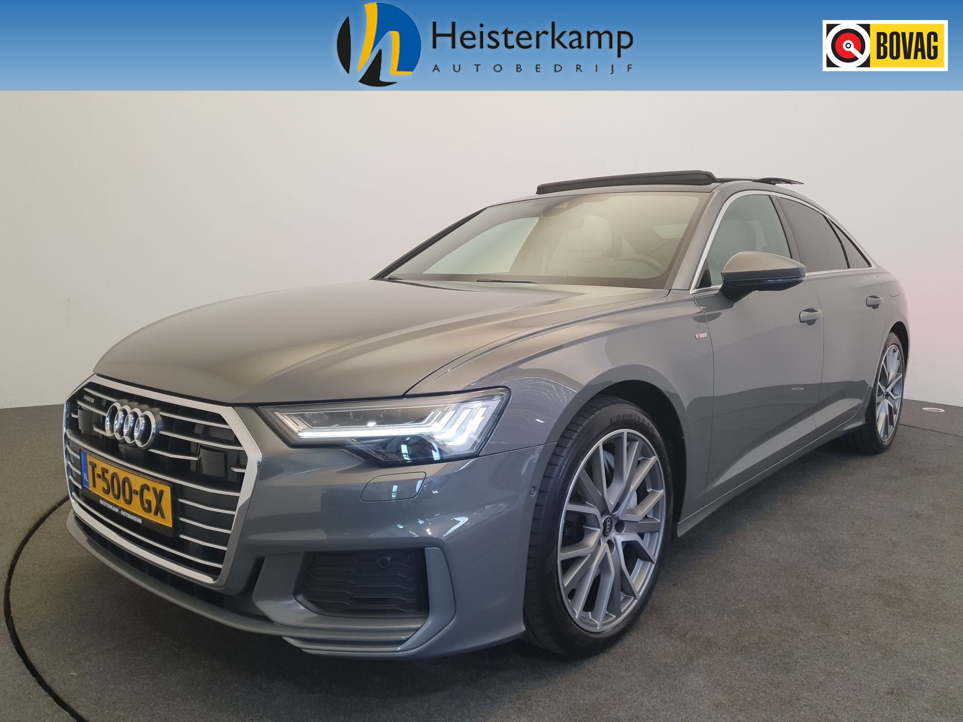 Audi A6 Limousine 50 TFSI e quattro 300pk S edition Panorama, Auto's, Automaat, 14 kWh, Gebruikt, 4 cilinders